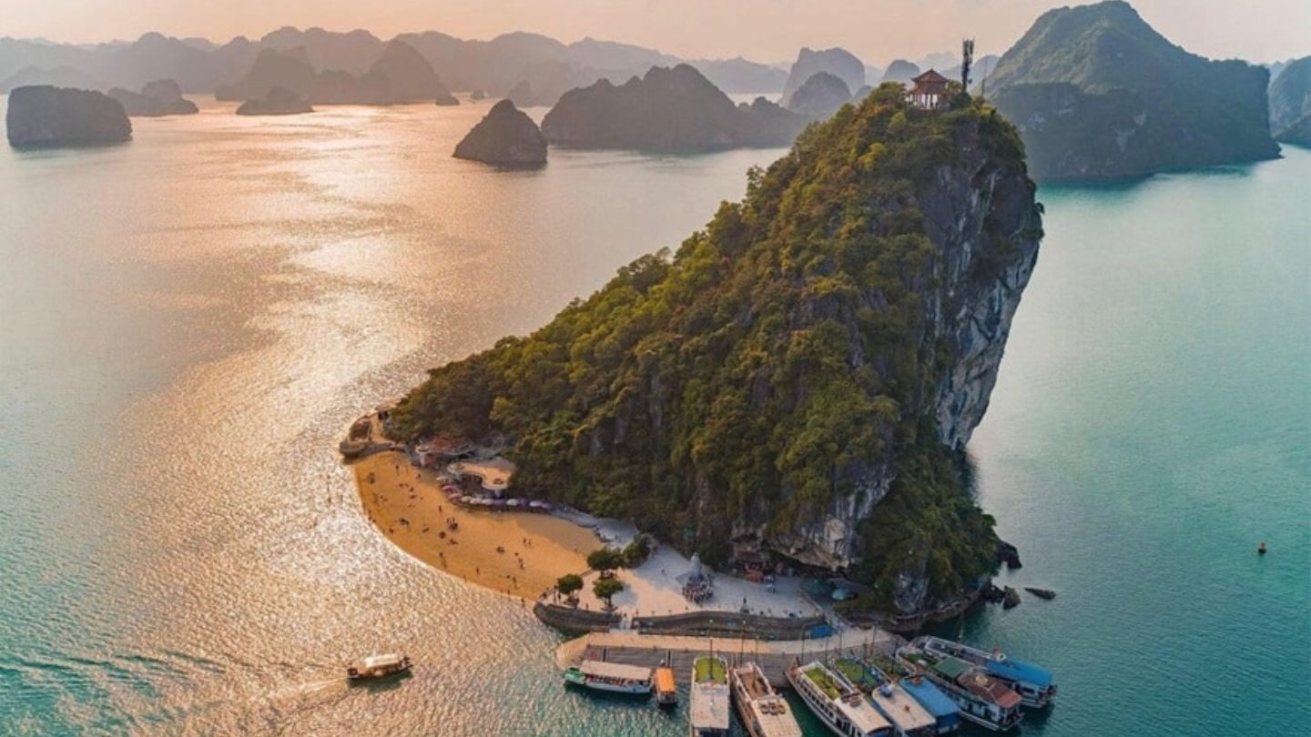 panoramic views from Halong Bay Day Trip from Hanoi