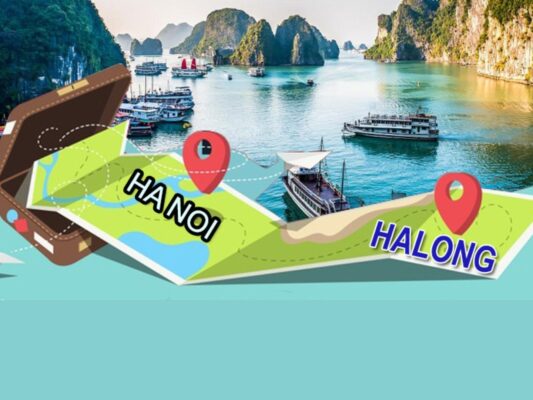distance from Hanoi to Halong Bay Vietnam
