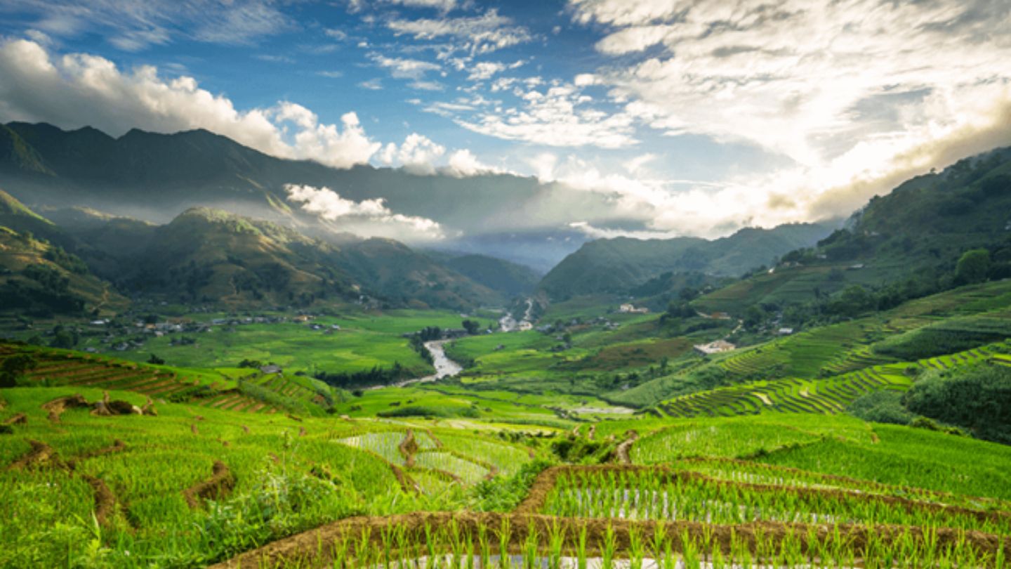 Fansipan Mountain: Journey to Spectacular Views and Thrills 16 Serene landscape view from Fansipan Mountain