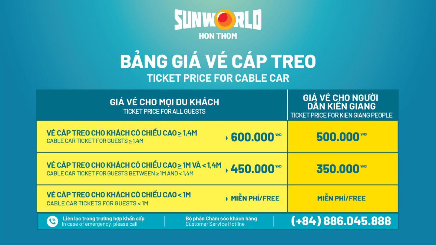 Fansipan Mountain: Journey to Spectacular Views and Thrills 11 Price ticket of Cable Car 2024